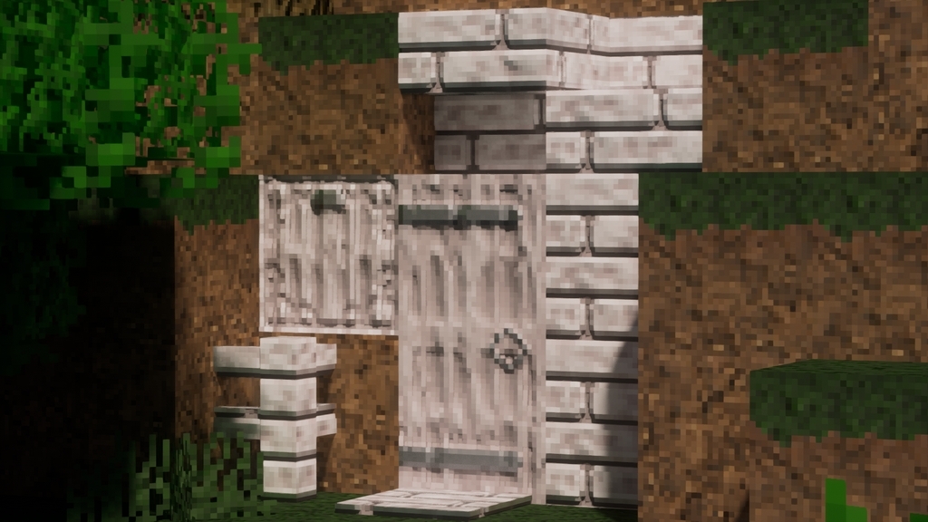 Pale planks and doors using SubtlePBR